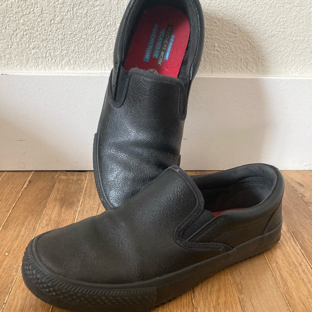 Skechers work slip resistant shoes